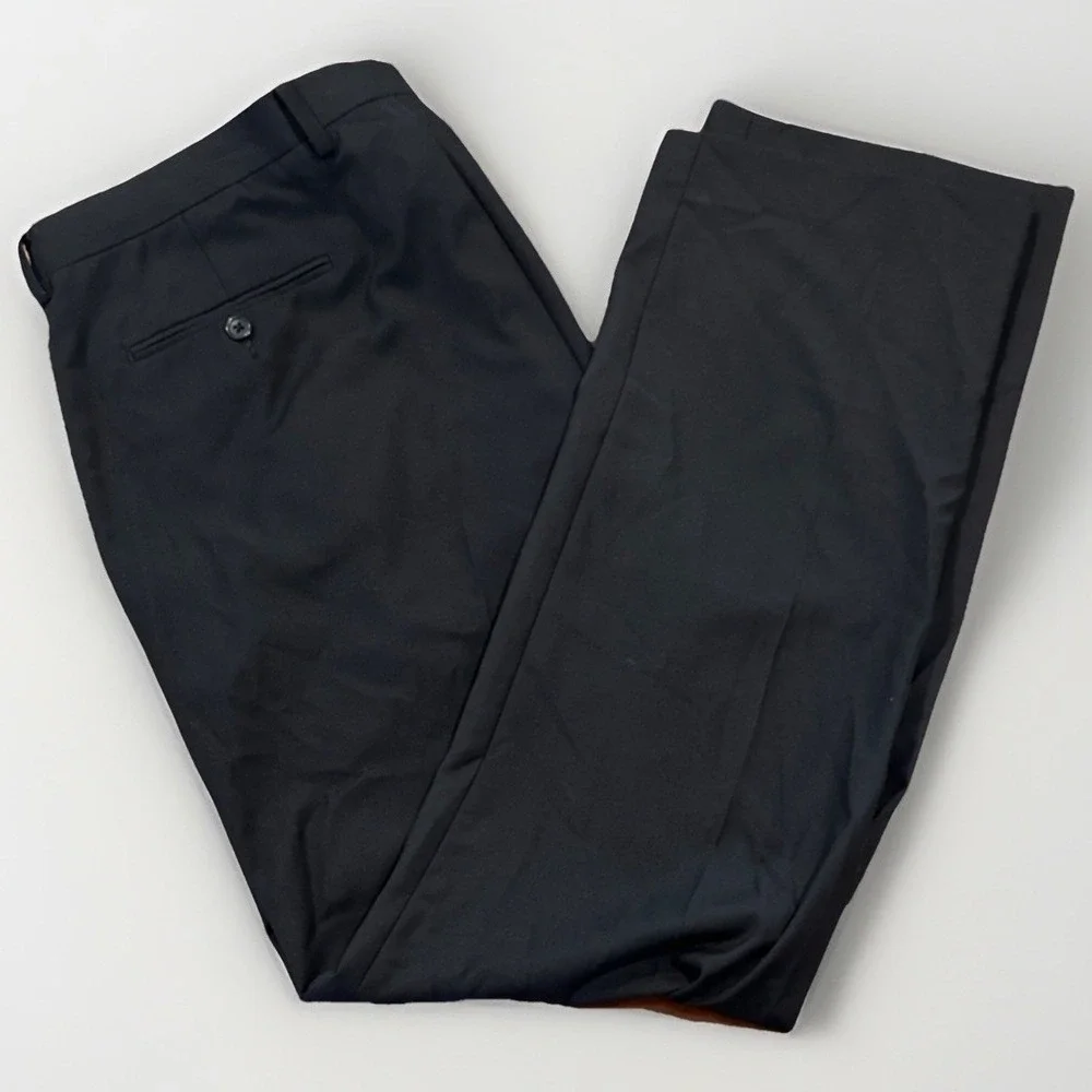 Daniel Cremieux Men's Black Viscose‎ Pants Signature Collection 42/32
